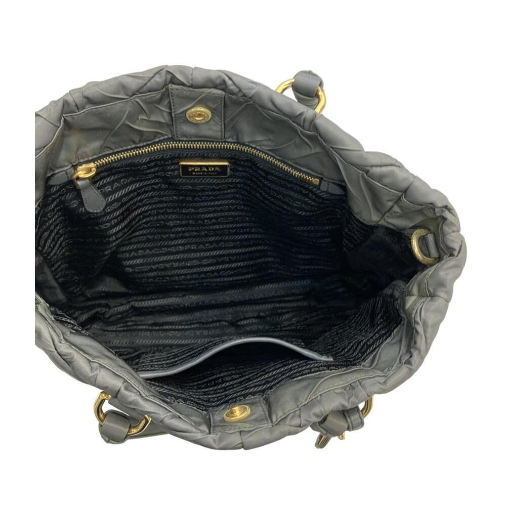 Prada Tessuto Nylon Cloth Bag handbag quilted Black - Picture 5 of 6